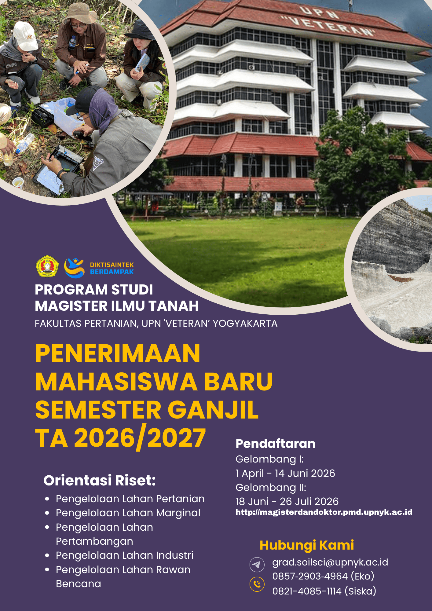 Penerimaan Mahasiswa Baru Ganjil TA 2026/2027